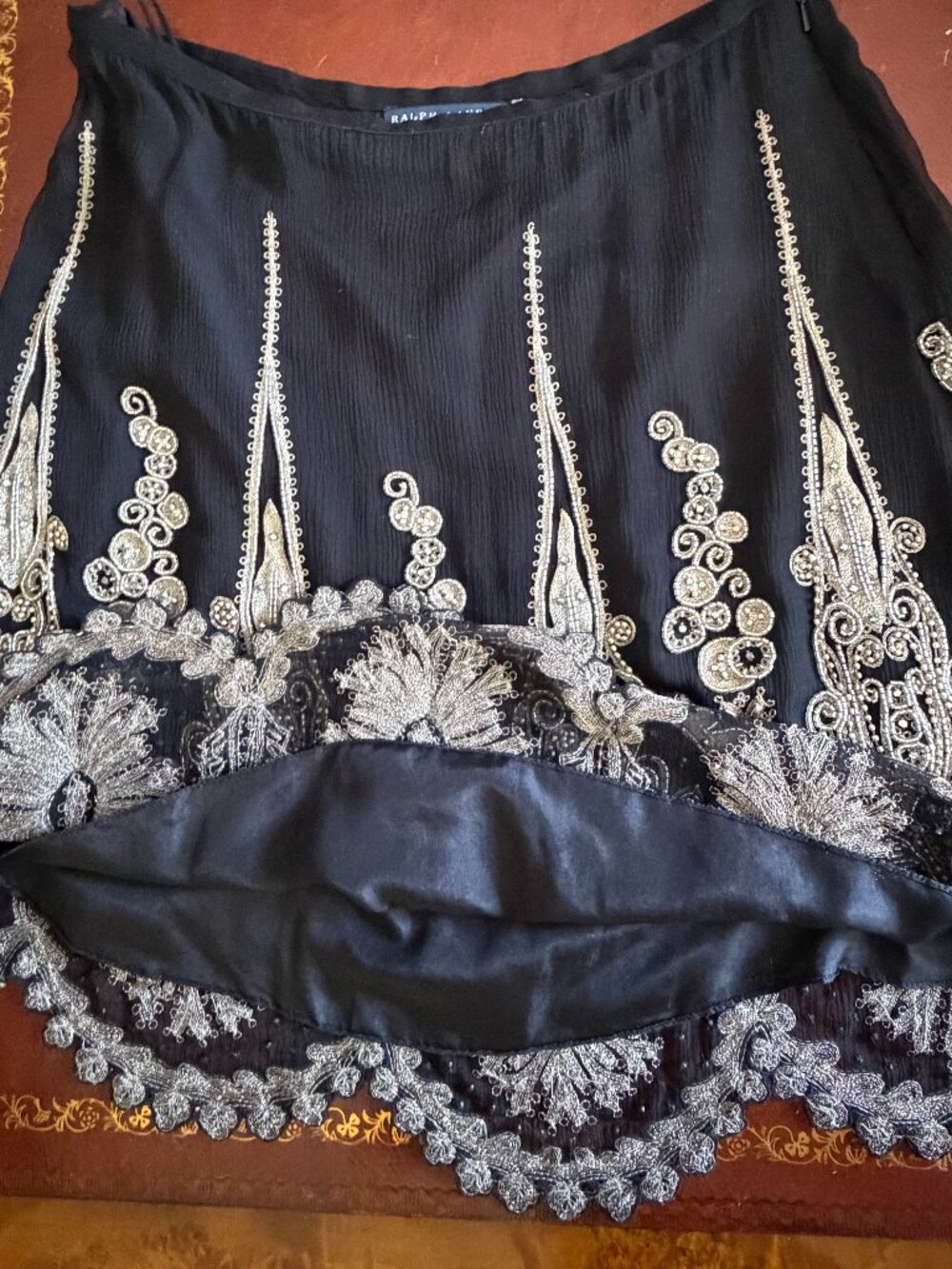 Brand new black Ralph Lauren skirt, Size 8. - Picture 6 of 7